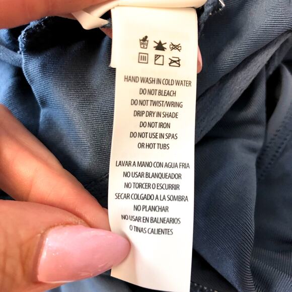 CONTOURS COCO REEF Keepsake Stellar One-Piece Swimsuit  US 14 38C Slate Ble NWT - Picture 10 of 12